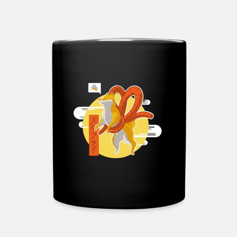 Shibufly - Shiba Inu Butterfly - Tasse einfarbig - Schwarz