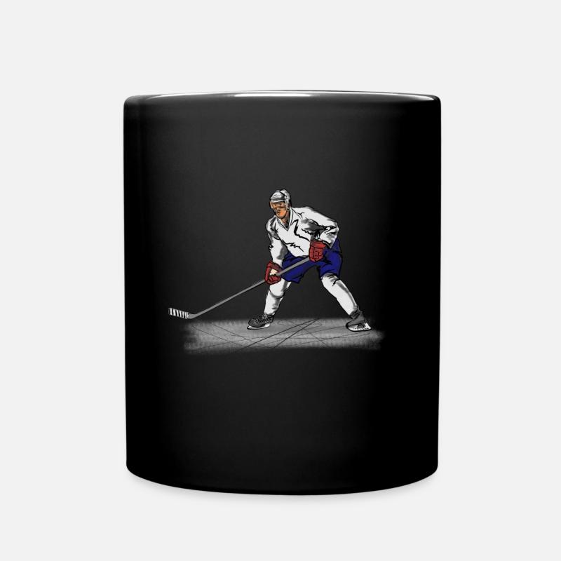 Hockey - Tasse einfarbig - Schwarz