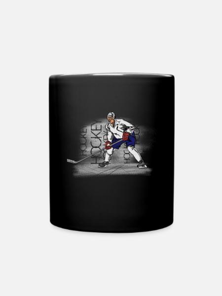 hockey - Mug uni - noir