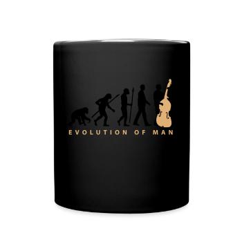 evolution_kontrabass_11_2016_2c02 - Tasse einfarbig - Schwarz - Vorne