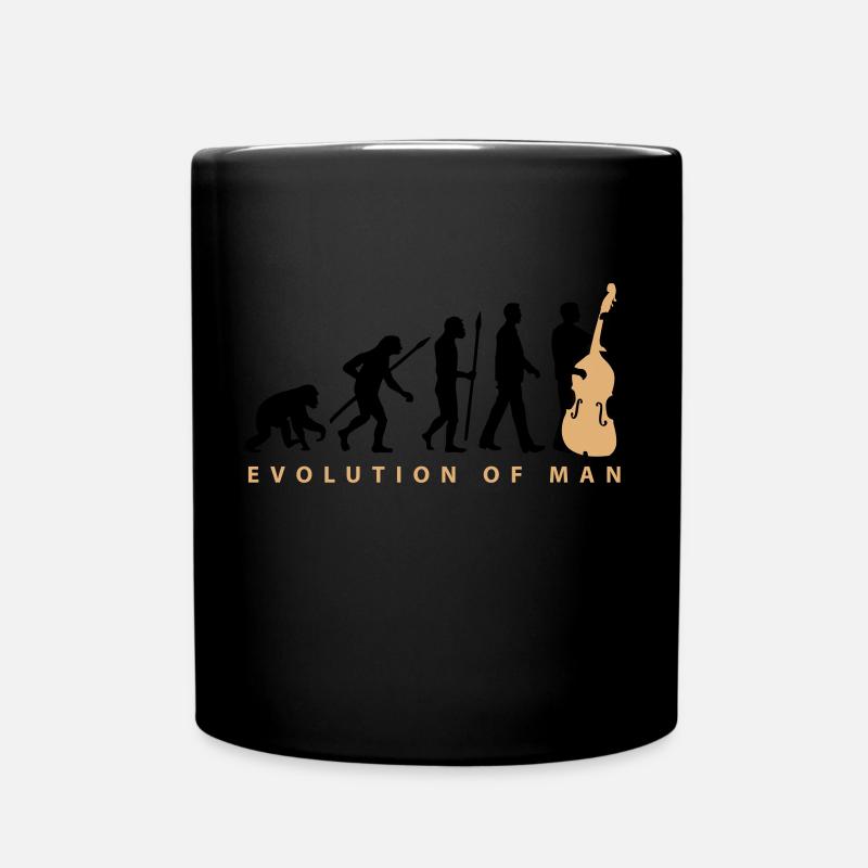evolution_kontrabass_11_2016_2c02 - Tasse einfarbig - Schwarz