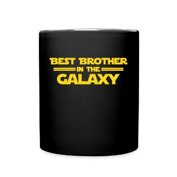 Best Brother in the Galaxy - Full Colour Mug - black - Front