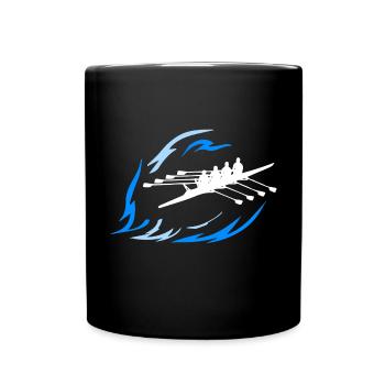 Aviron - Double 4 - Mug uni - noir - Devant