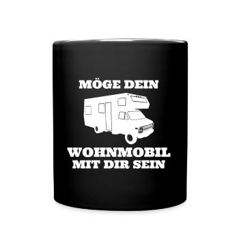 Your mobile home - Full Colour Mug - black - Front
