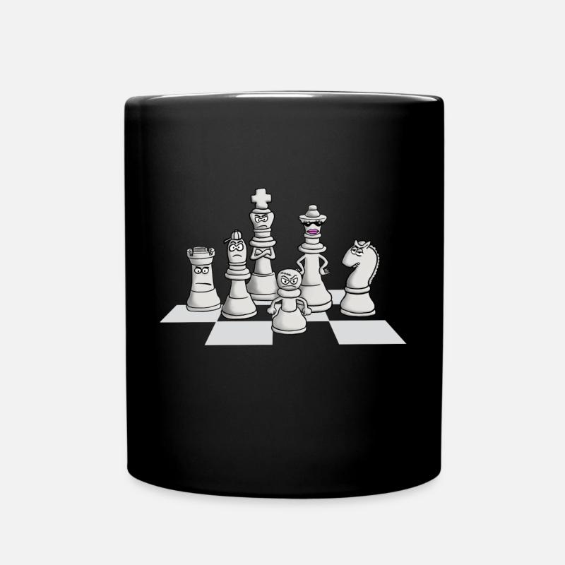 chess_gang - Tasse einfarbig - Schwarz