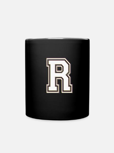 r - Tasse einfarbig - Schwarz