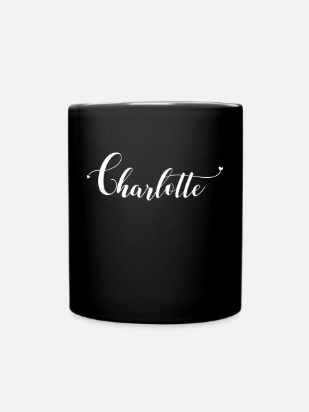 charlotte - Tasse einfarbig - Schwarz