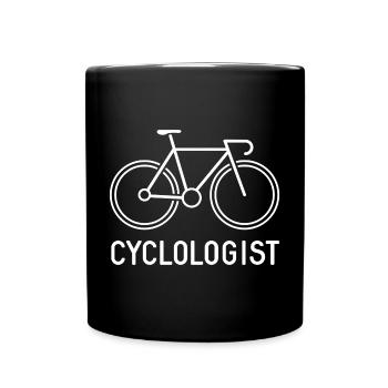 Cyclologist - Full Colour Mug - black - Front