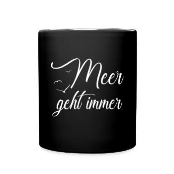 The sea always works - Full Colour Mug - black - Front