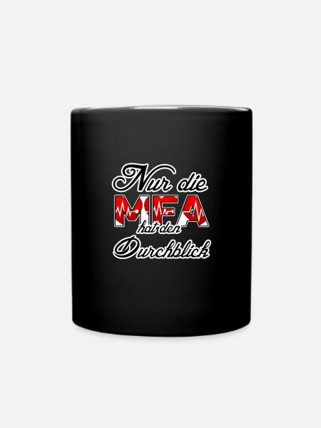 MFA Arzt Ärzte Medizin Spruch Gesundheitswesen - Tasse einfarbig - Schwarz