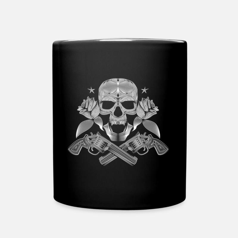 Skull - Full Colour Mug - black