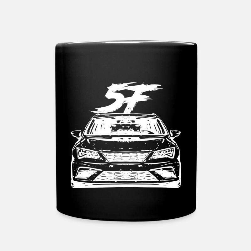 Curpa 5F Facelift weiß - Tasse einfarbig - Schwarz