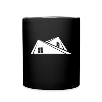 Le toit de la maison - Mug uni - noir - Devant
