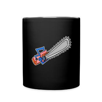 Tronçonneuse - Mug uni - noir - Devant