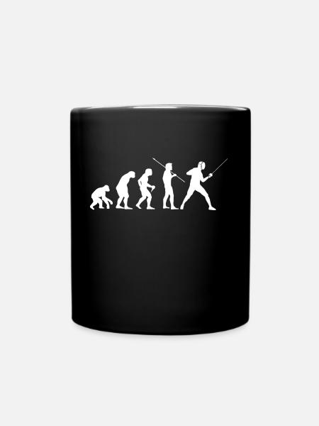 Lutte d’escrime Escrime Evolution Garçons Escrime - Mug uni - noir