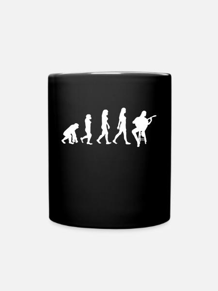 Guitare acoustique Guitare guitare - Mug uni - noir
