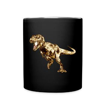 Imprimé de dinosaure préhistorique - Mug uni - noir - Devant