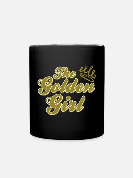 GOLDEN GIRL - Tasse einfarbig - Schwarz