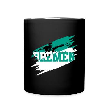 Le pouvoir de Brême football - Mug uni - noir - Devant