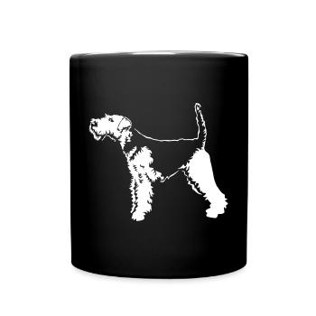 Welsh Terrier "Black Edition" - Full Colour Mug - black - Front