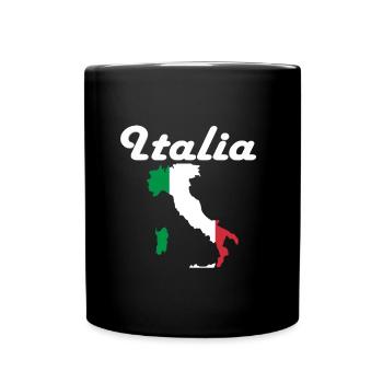 Italy Fans - Full Colour Mug - black - Front