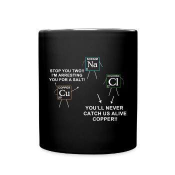 science - Mug uni - noir - Devant