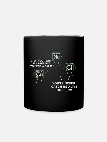 science - Full Colour Mug - black
