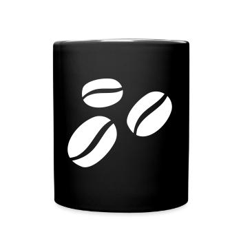Café du matin - Mug uni - noir - Devant