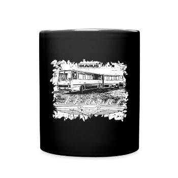 Bus articulé Ikarus Bus - Mug uni - noir - Devant