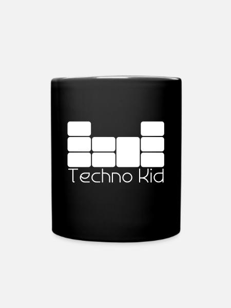 Techno Kid - Mug uni - noir