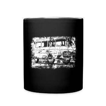 Barkas B1000 Grunge Look - Mug uni - noir - Devant