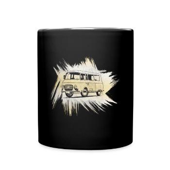 B1000 Grunge Look - Mug uni - noir - Devant