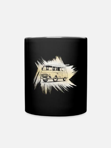 B1000 Grunge Look - Tasse einfarbig - Schwarz