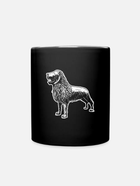 Braunschweiger Löwe - Tasse einfarbig - Schwarz