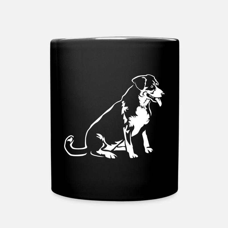 Entlebucher Sennenhund "Black Edition" - Tasse einfarbig - Schwarz