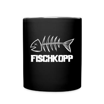 Fischkopp - Tasse einfarbig - Schwarz - Vorne