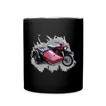 Simson Schwalbe Duo - Tasse einfarbig - Schwarz - Vorne