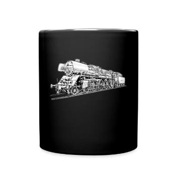 Steam locomotive 03 1010 - Full Colour Mug - black - Front