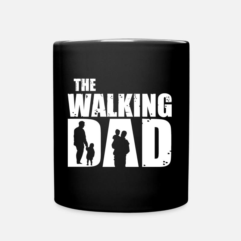 Dad Father Father's Day THE WALKING DAD - Full Colour Mug - black