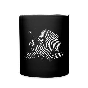 Europe - Mug uni - noir - Devant