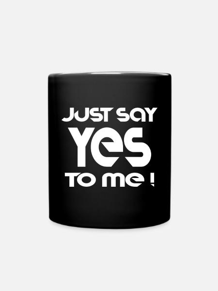 Spruch Text Slogan cool - Tasse einfarbig - Schwarz