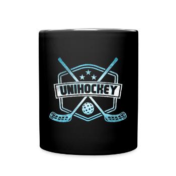 Floorball - Mug uni - noir - Devant