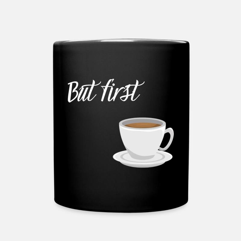 Premier café - Coffee Design - Mug uni - noir