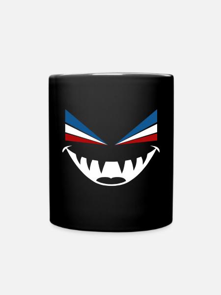 Böser Blick Rostock - Tasse einfarbig - Schwarz