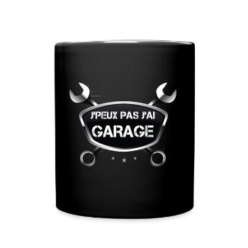 Je Peux Pas J'Ai Garage Mécanicien Automobile - Mug uni - noir - Devant