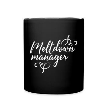 Mama Muttertag Geschenkidee Schwanger - Tasse einfarbig - Schwarz - Vorne