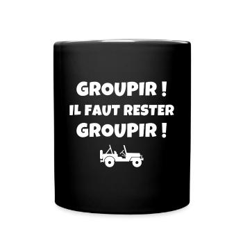 septième compagnie, 7ème compagnie, film culte - Mug uni - noir - Devant