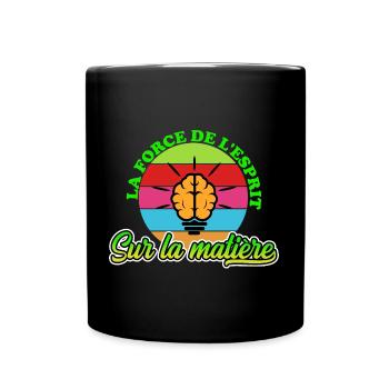 Die Stärke der es.pris in dieser Angelegenheit -NeedyMindSet - Tasse einfarbig - Schwarz - Vorne