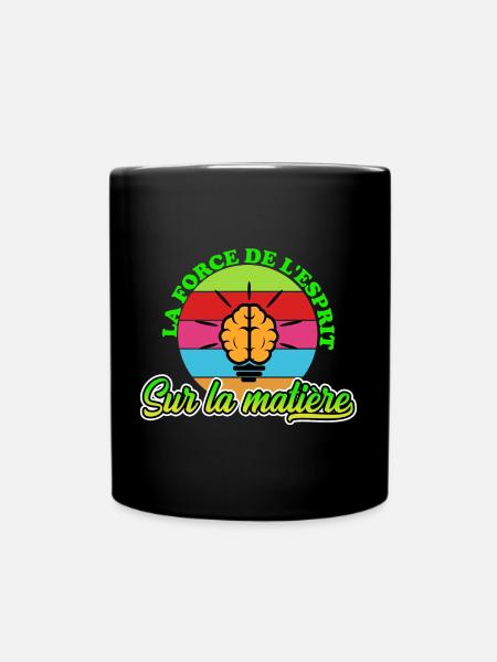 The strength of the es.pris on the matter -NeedyMindSet - Full Colour Mug - black