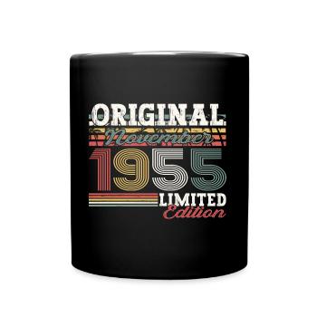 Original novembre 1955 67e anniversaire cadeau - Mug uni - noir - Devant